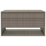 NNEVL Outdoor Cushion Box Grey 100x55x55.5 cm Poly Rattan