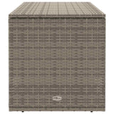 NNEVL Outdoor Cushion Box Grey 100x55x55.5 cm Poly Rattan
