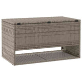 NNEVL Outdoor Cushion Box Grey 100x55x55.5 cm Poly Rattan