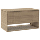 NNEVL Outdoor Cushion Box Beige 100x55x55.5 cm Poly Rattan