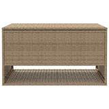 NNEVL Outdoor Cushion Box Beige 100x55x55.5 cm Poly Rattan