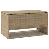 NNEVL Outdoor Cushion Box Beige 100x55x55.5 cm Poly Rattan