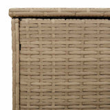 NNEVL Outdoor Cushion Box Beige 100x55x55.5 cm Poly Rattan