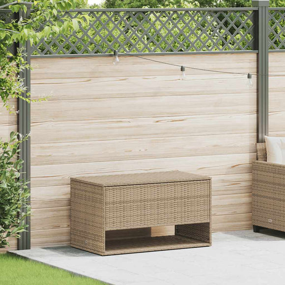 NNEVL Outdoor Cushion Box Beige 100x55x55.5 cm Poly Rattan