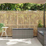 NNEVL Garden Bench with Cushion Grey 110x40x44 cm Poly Rattan