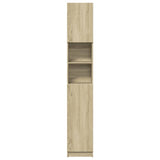 NNEVL Bathroom Furniture Set 2 pcs Sonoma Oak Engineered Wood