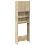 NNEVL Bathroom Furniture Set 2 pcs Sonoma Oak Engineered Wood