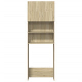 NNEVL Bathroom Furniture Set 2 pcs Sonoma Oak Engineered Wood