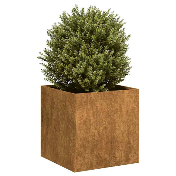 NNEVL Planter Rusty 40x40x40 cm Weathering Steel
