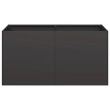 NNEVL Planter Black 80x40x40 cm Cold-rolled Steel