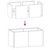 NNEVL Planter Black 80x40x40 cm Cold-rolled Steel