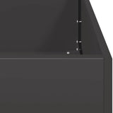 NNEVL Planter Black 80x40x40 cm Cold-rolled Steel