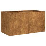 NNEVL Planter Rusty 80x40x40 cm Weathering Steel