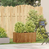 NNEVL Planter Rusty 80x40x40 cm Weathering Steel