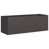 NNEVL Planter Black 120x40x40 cm Cold-rolled Steel