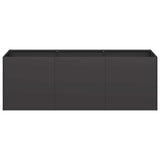 NNEVL Planter Black 120x40x40 cm Cold-rolled Steel