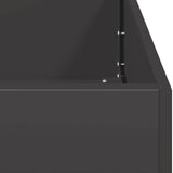NNEVL Planter Black 120x40x40 cm Cold-rolled Steel