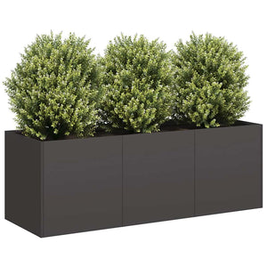 NNEVL Planter Black 120x40x40 cm Cold-rolled Steel