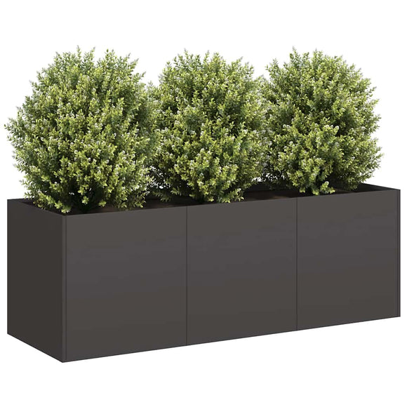 NNEVL Planter Black 120x40x40 cm Cold-rolled Steel