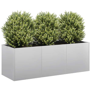 NNEVL Planter 120x40x40 cm Galvanised Steel