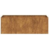NNEVL Planter Rusty 120x40x40 cm Weathering Steel