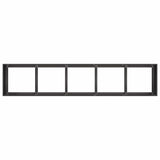 NNEVL Planter Black 200x40x40 cm Cold-rolled Steel