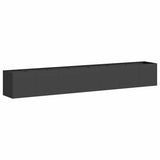 NNEVL Planter Black 280x40x40 cm Cold-rolled Steel