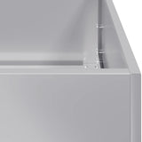 NNEVL Planter 360x40x40 cm Galvanised Steel