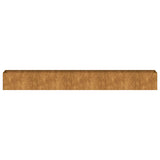 NNEVL Planter Rusty 360x40x40 cm Weathering Steel
