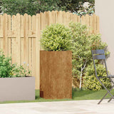 NNEVL Planter Rusty 40x40x80 cm Weathering Steel