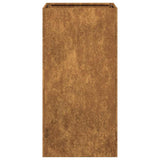 NNEVL Planter Rusty 40x40x80 cm Weathering Steel