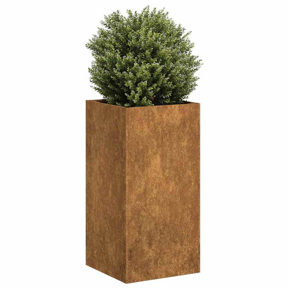 NNEVL Planter Rusty 40x40x80 cm Weathering Steel