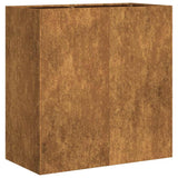 NNEVL Planter Rusty 80x40x80 cm Weathering Steel