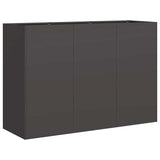 NNEVL Planter Black 120x40x80 cm Cold-rolled Steel