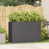 NNEVL Planter Black 120x40x80 cm Cold-rolled Steel