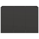 NNEVL Planter Black 120x40x80 cm Cold-rolled Steel