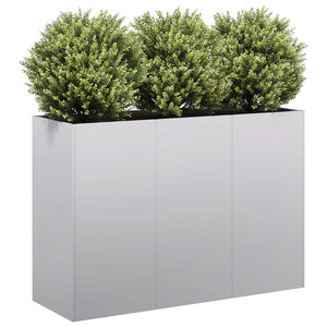 NNEVL Planter 120x40x80 cm Galvanised Steel