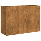 NNEVL Planter Rusty 120x40x80 cm Weathering Steel