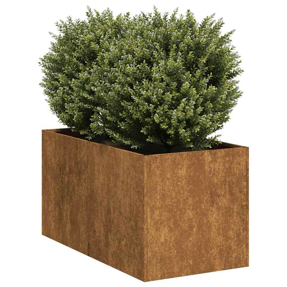 NNEVL Planter Rusty 40x80x40 cm Weathering Steel