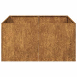 NNEVL Planter Rusty 80x80x40 cm Weathering Steel