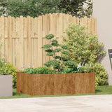 NNEVL Planter Rusty 120x80x40 cm Weathering Steel