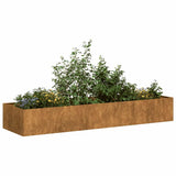 NNEVL Planter Rusty 280x80x40 cm Weathering Steel