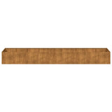 NNEVL Planter Rusty 360x80x40 cm Weathering Steel
