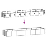 NNEVL Planter Rusty 360x80x40 cm Weathering Steel