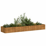 NNEVL Planter Rusty 360x80x40 cm Weathering Steel
