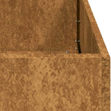 NNEVL Planter Rusty 40x80x80 cm Weathering Steel