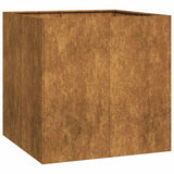 NNEVL Planter Rusty 80x80x80 cm Weathering Steel