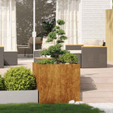 NNEVL Planter Rusty 80x80x80 cm Weathering Steel