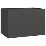 NNEVL Planter Black 120x80x80 cm Steel