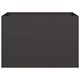 NNEVL Planter Black 120x80x80 cm Steel